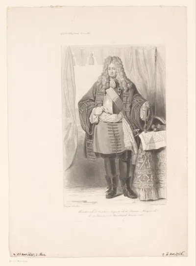 Portret van Nicolas Auguste de La Baume