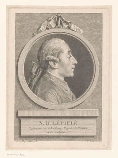Portret van Nicolas Bernard Lépicié
