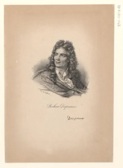 Portret van Nicolas Boileau-Despréaux