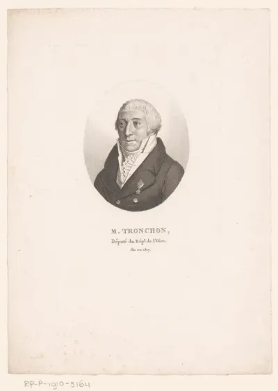 Portret van Nicolas Charles Tronchon