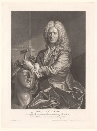 Portret van Nicolas Coustou