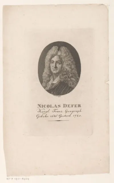 Portret van Nicolas de Fer