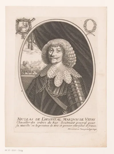 Portret van Nicolas de L'Hôpital