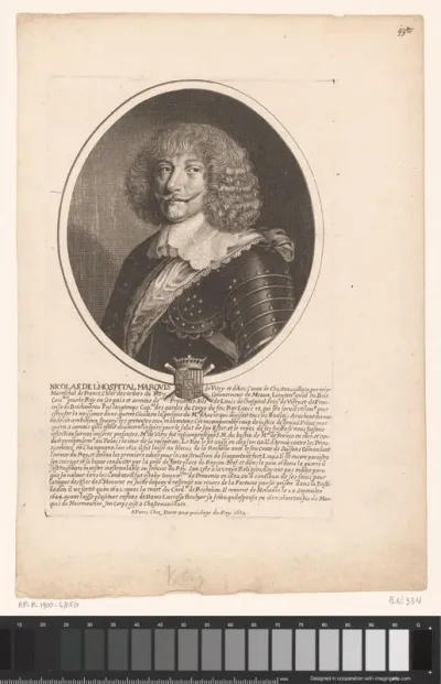 Portret van Nicolas de L'Hospital
