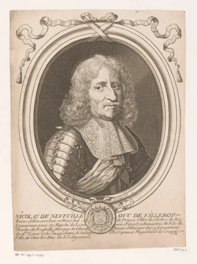 Portret van Nicolas de Neufville de Villeroy