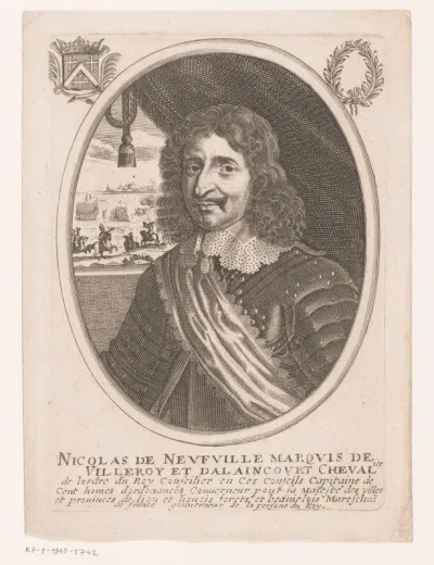 Portret van Nicolas de Neufville de Villeroy