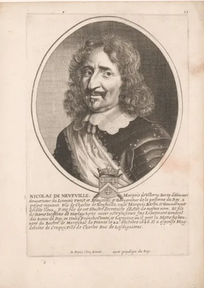 Portret van Nicolas de Neufville de Villeroy