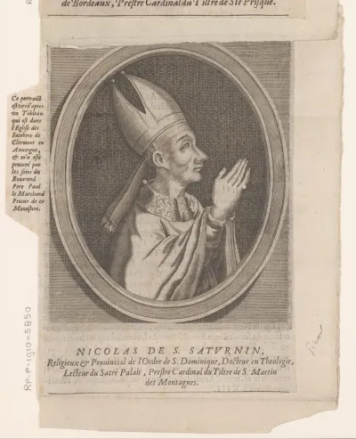 Portret van Nicolas de Saint-Saturnin