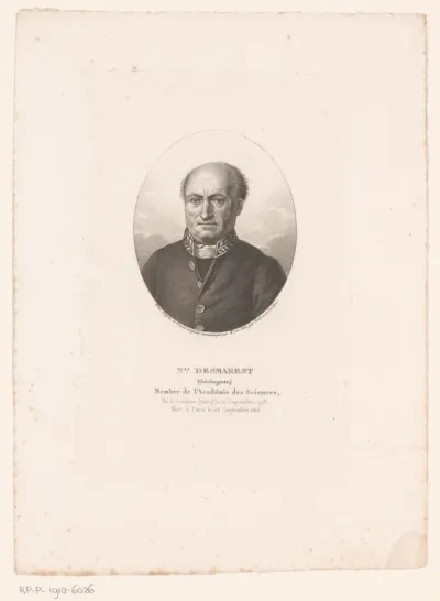 Portret van Nicolas Desmarest
