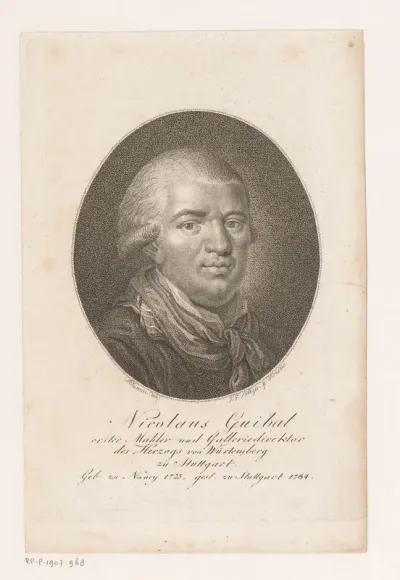 Portret van Nicolas Guibal