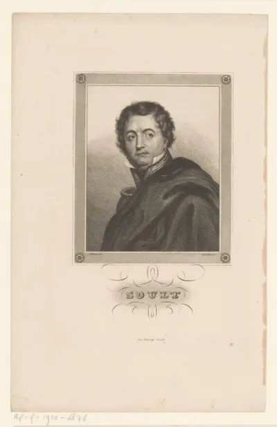 Portret van Nicolas Jean Dieu Soult, Duc de Dalmatië