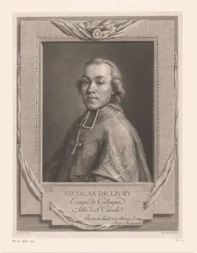 Portret van Nicolas La Pinte de Livry
