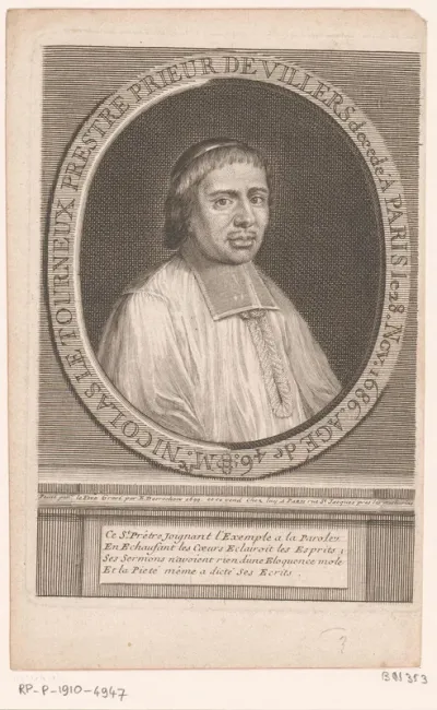 Portret van Nicolas Letourneux
