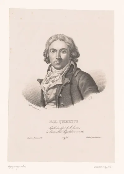 Portret van Nicolas-Marie Quinette