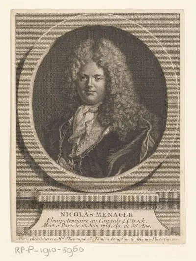 Portret van Nicolas Mesnager
