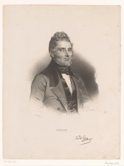 Portret van Nicolas-Philibert Adelon