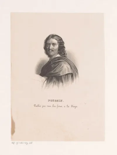Portret van Nicolas Poussin