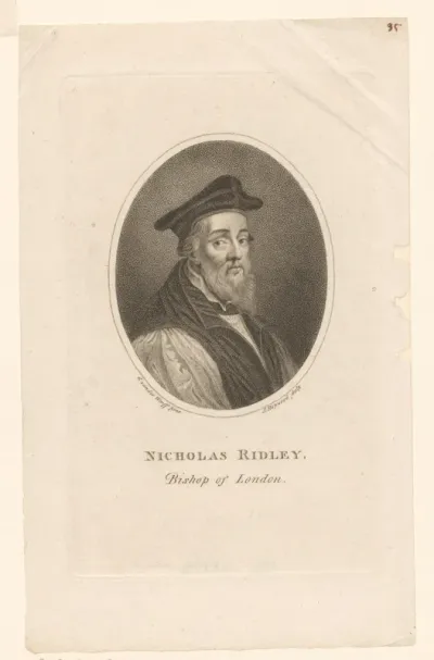 Portret van Nicolas Ridley