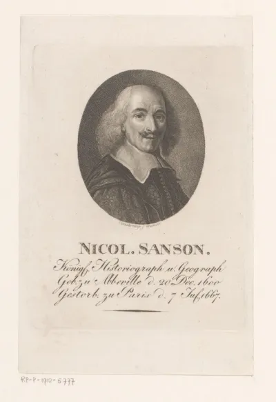 Portret van Nicolas Sanson