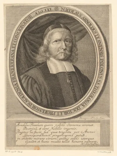 Portret van Nicolaus Arnoldi