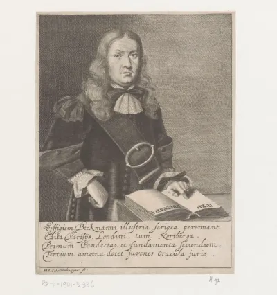 Portret van Nicolaus Beckmann