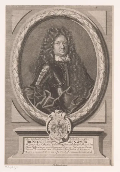 Portret van Nicolaus Ernst von Natzmer