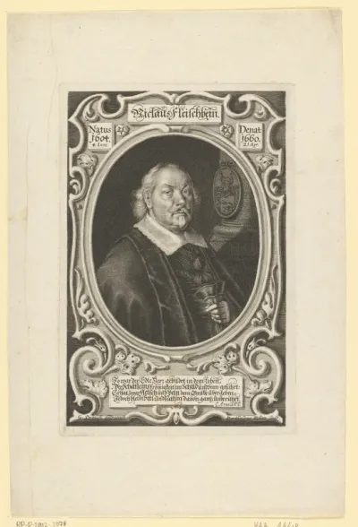 Portret van Nicolaus Fleischbein