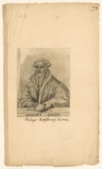 Portret van Nicolaus Gallus