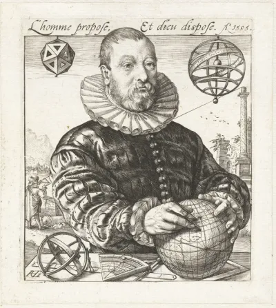 Portret van Nicolaus Petri van Deventer
