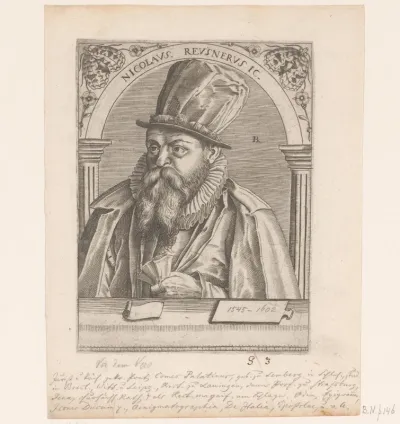 Portret van Nicolaus Reusner
