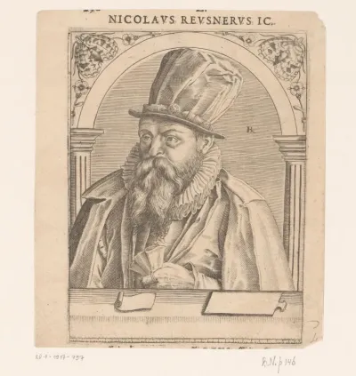 Portret van Nicolaus Reusner