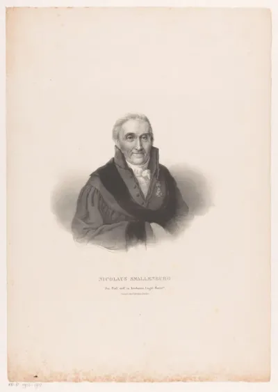 Portret van Nicolaus Smallenburg