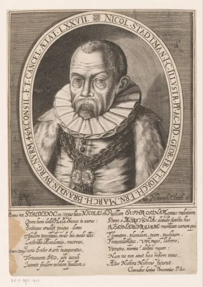 Portret van Nicolaus Stadtmann