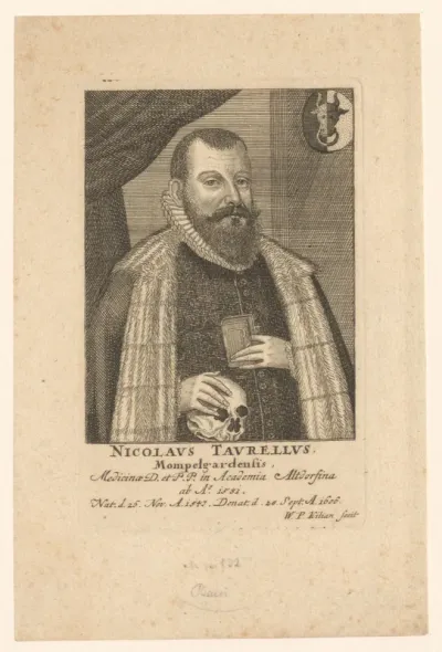 Portret van Nicolaus Taurellus