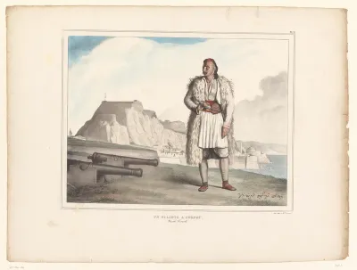 Portret van Nicolo Pervoli op Korfoe