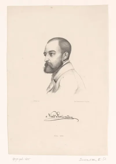 Portret van Niels Simonsen
