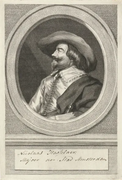Portret van Nikolaas Hasselaer