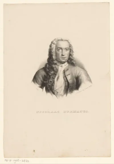 Portret van Nikolaas Laurens Burman
