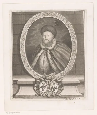Portret van Nikolaos Maurokordatos