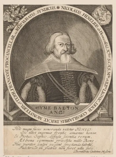 Portret van Nikolaus Henel von Hennenfeld