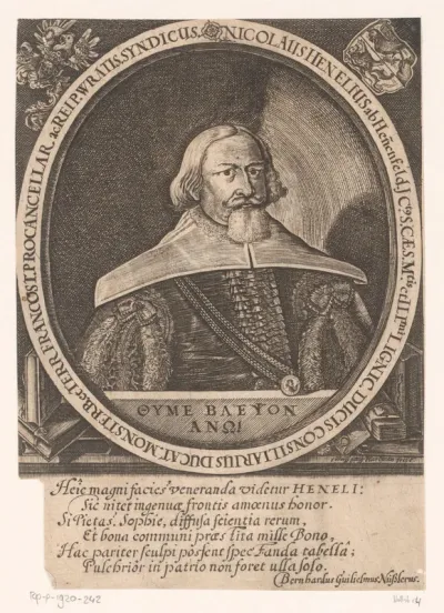 Portret van Nikolaus Henel von Hennenfeld