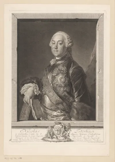 Portret van Nikolaus Joseph Esterházy von Galántha