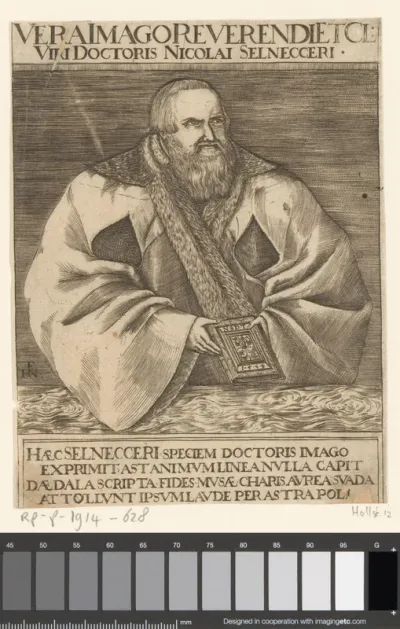 Portret van Nikolaus Selnecker