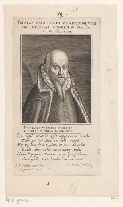 Portret van Nikolaus Vigel