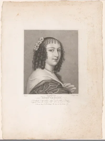 Portret van Ninon de Lenclos