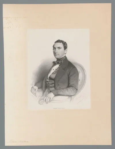 Portret van notaris Malluc