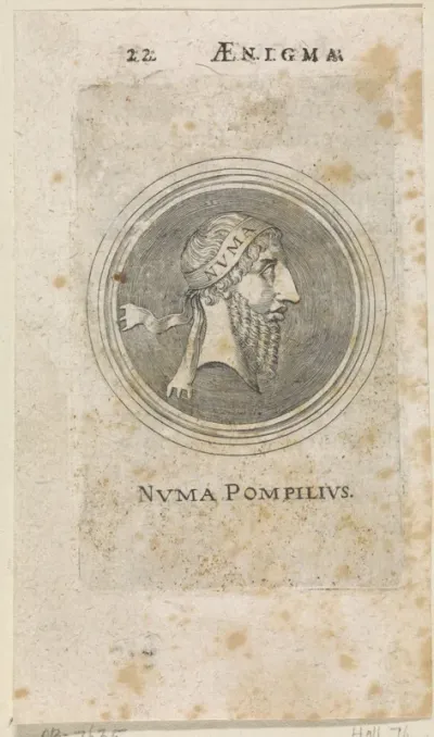 Portret van Numa Pompilius