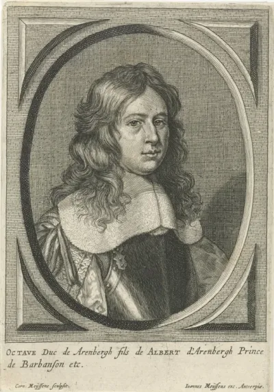 Portret van Octave de Ligne, prins van Arenberg