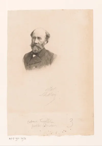 Portret van Octave Feuillet