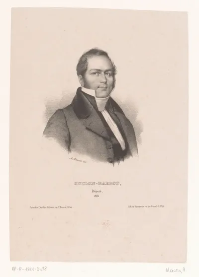 Portret van Odilon-Barrot